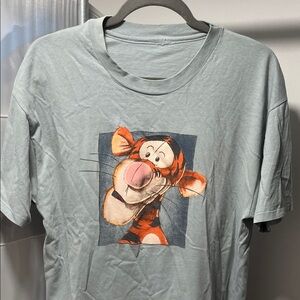 Gray T-Shirt with Tigger Graphic